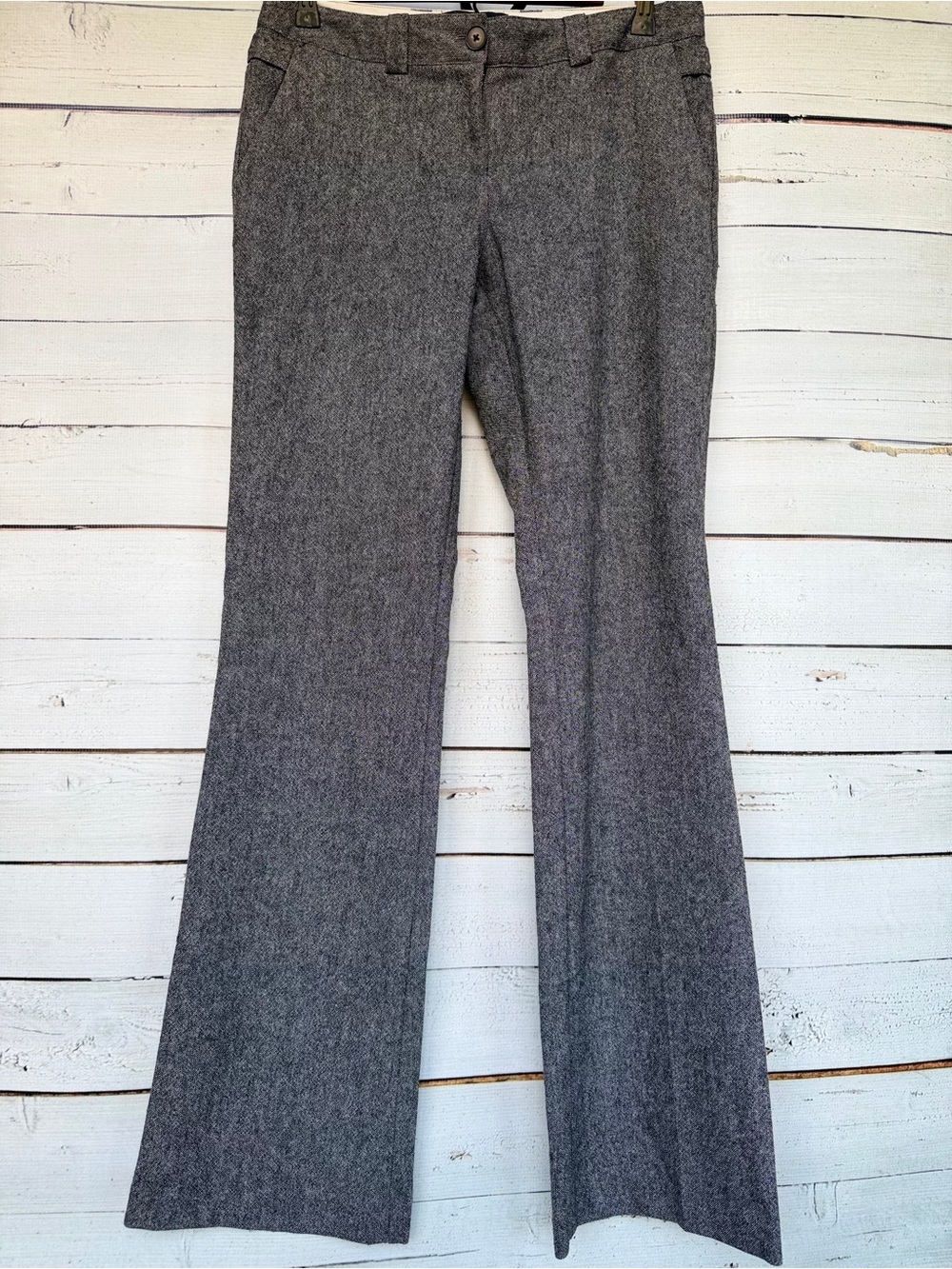 Body by Victoria The Christie Fit Wool Blend Dress Pants Trousers 6 Tall